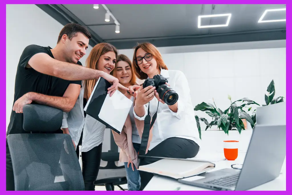 marketing team develops